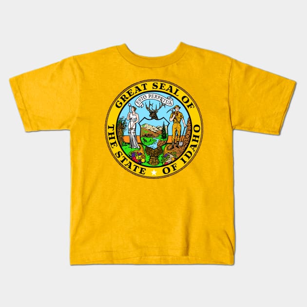 State of Idaho Kids T-Shirt by Comshop